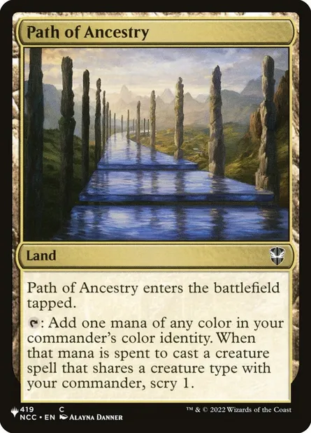 Voie de l'Ascendance, carte Magic PLST NCC-419 — extension The List