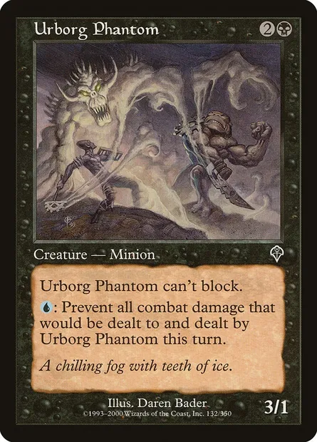 Urborg Phantom, Magic card INV 132 — Invasion set