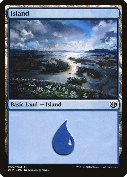 Island, Magic card KLD 255 — Kaladesh set