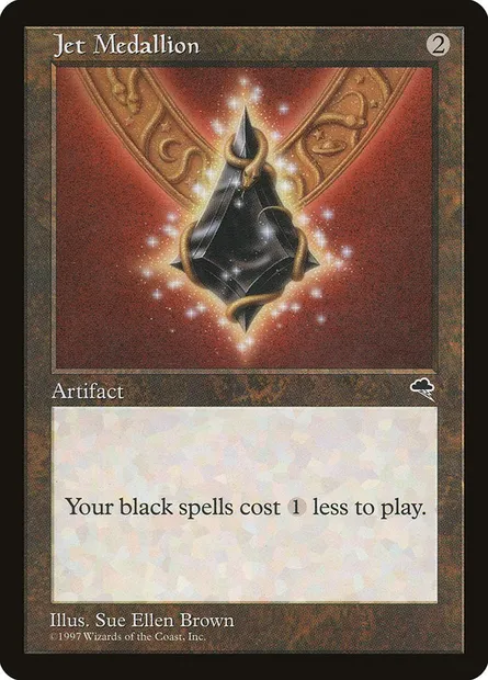 Jet Medallion, Magic card TMP 292 — Tempest set