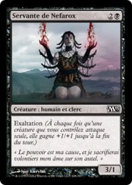 Servante de Nefarox, carte Magic M13 108 — extension Magic 2013