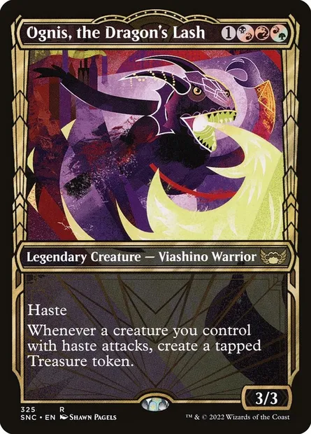 Ognis, the Dragon's Lash, Magic card SNC 325 — Streets of New Capenna set