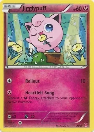 Jigglypuff, Pokémon card TK7B 025 — XY Trainer Kit: Wigglytuff set