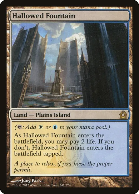 Hallowed Fountain, Magic card RTR 241 — Return to Ravnica set