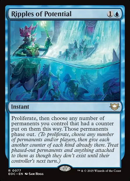 Ripples of Potential, Magic card EOC 77 — Edge of Eternities Commander set