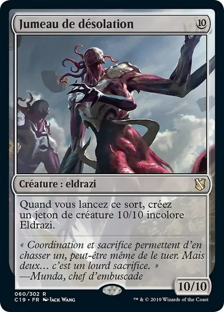 Jumeau de désolation, carte Magic C19 60 — extension Commander 2019