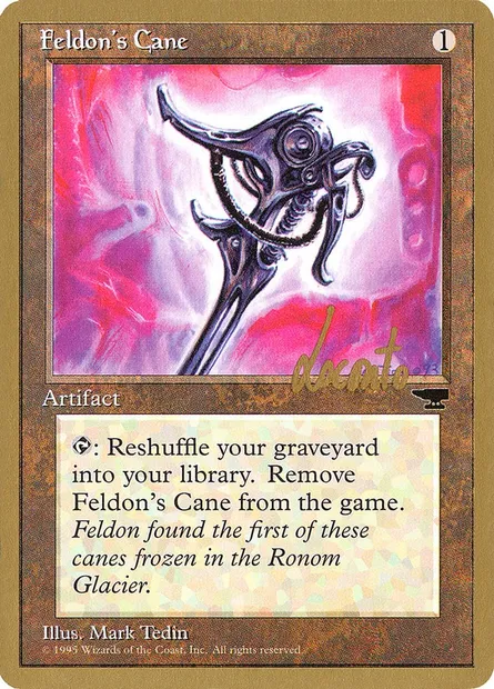 Canne de Feldon, carte Magic PTC ml50 — extension Pro Tour Collector Set