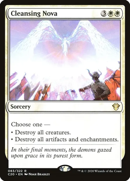 Cleansing Nova, Magic card C20 83 — Commander 2020 set