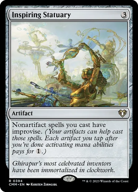 Inspiring Statuary, Magic card CMM 394 — Commander Masters set