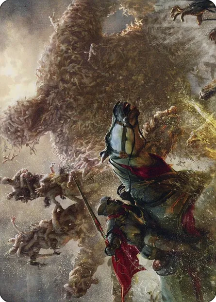 Writhing Necromass // Writhing Necromass, Magic card ADMU 27 — Dominaria United Art Series set