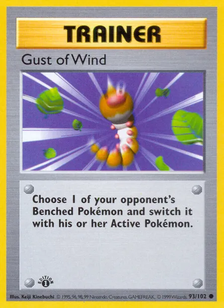 Gust of Wind, Pokémon card BS 93 — Base Set set