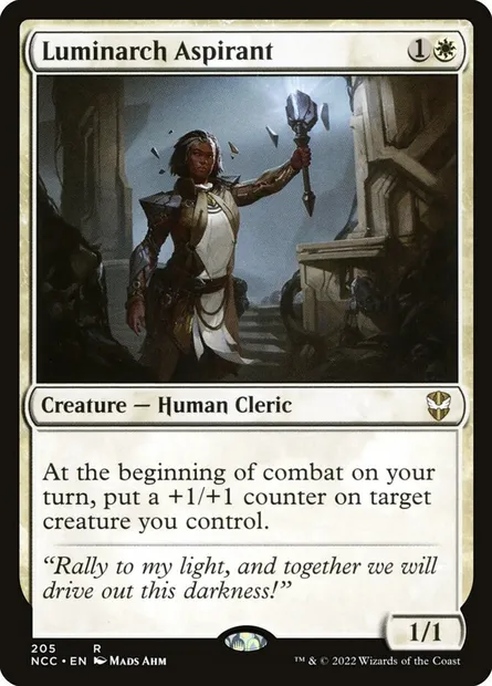 Luminarch Aspirant, Magic card NCC 205 — New Capenna Commander set