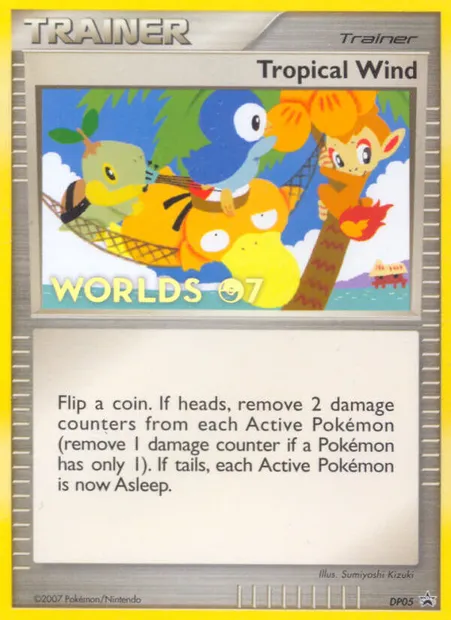 Tropical Wind, Pokémon card DP 05 — DP Black Star Promos set
