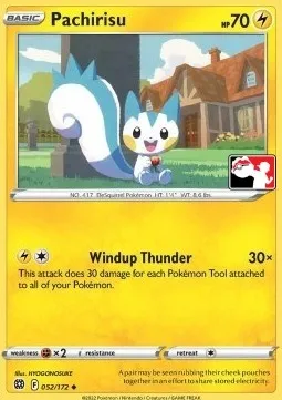 Pachirisu, Pokémon card PPS 052 — Play! Pokémon Prize Pack Series set