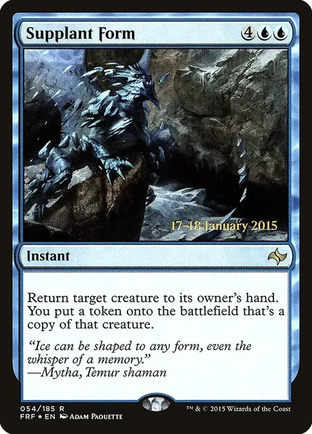 Substitution de forme, carte Magic PFRF 54s — extension Fate Reforged Promos