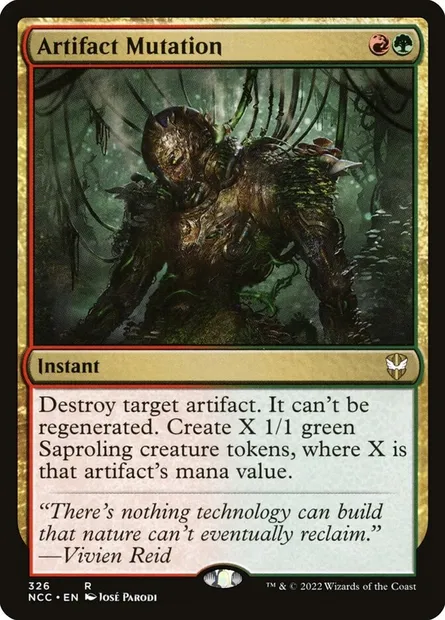 Artifact Mutation, Magic card NCC 326 — New Capenna Commander set