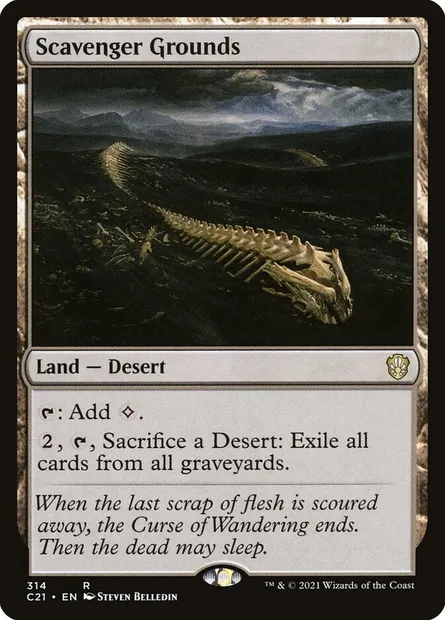 Scavenger Grounds, Magic card C21 314 — Commander 2021 set