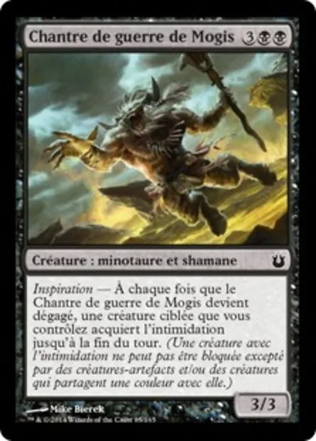 Chantre de guerre de Mogis, carte Magic BNG 85 — extension Créations divines