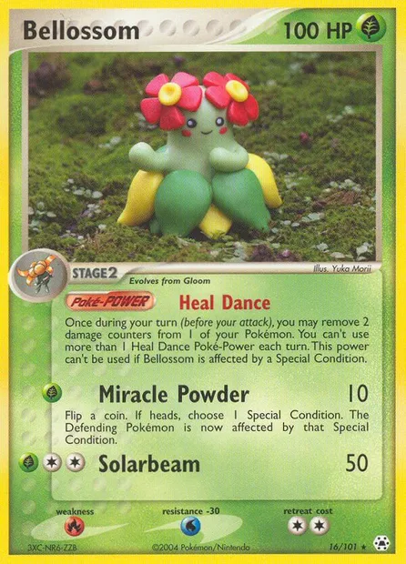 Bellossom, Pokémon card HL 16 — Hidden Legends set