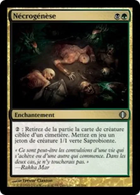 Nécrogénèse, carte Magic ALA 181 — extension Les éclats d'Alara