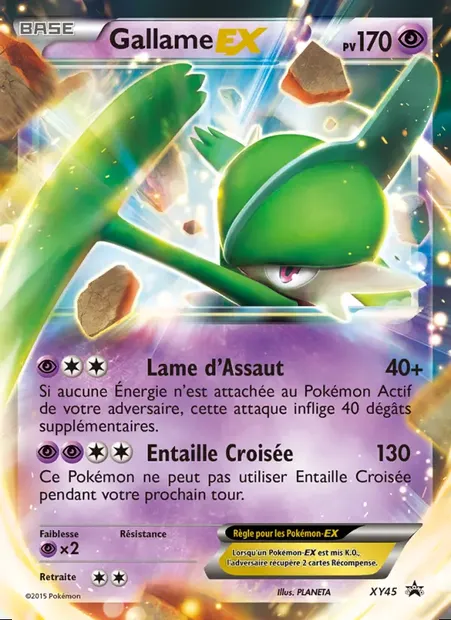Gallame EX, carte Pokémon XY 45 — extension Promo XY