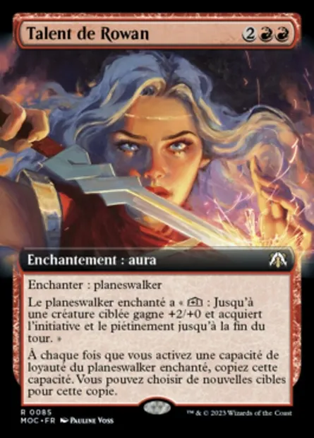 Talent de Rowan, carte Magic MOC 85 — extension March of the Machine Commander