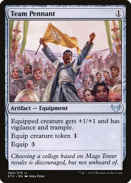 Team Pennant, Magic card STX 260 — Strixhaven: School of Mages set