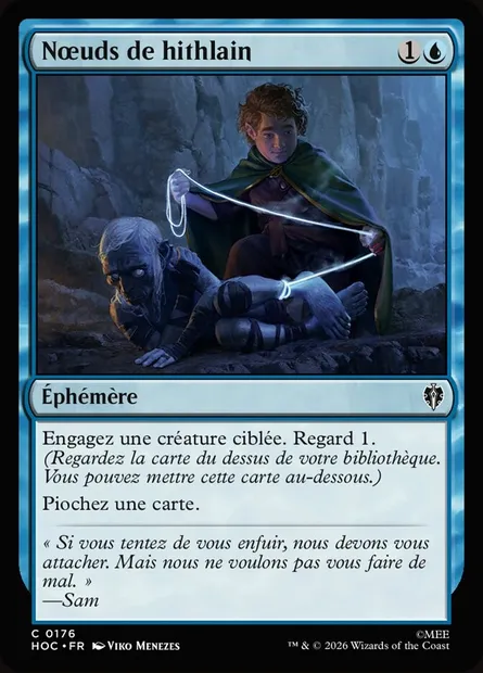 Nœuds de hithlain, carte Magic HOC 176 — extension The Hobbit Eternal