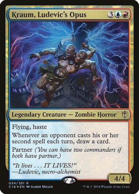 Kraum, Ludevic's Opus, Magic card C16 34 — Commander 2016 set