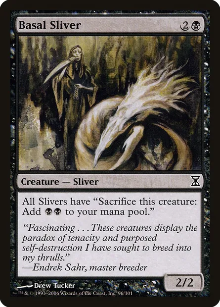 Basal Sliver, Magic card TSP 96 — Time Spiral set