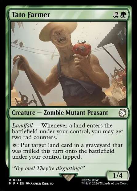 Tato Farmer, Magic card PIP 614 — Fallout set