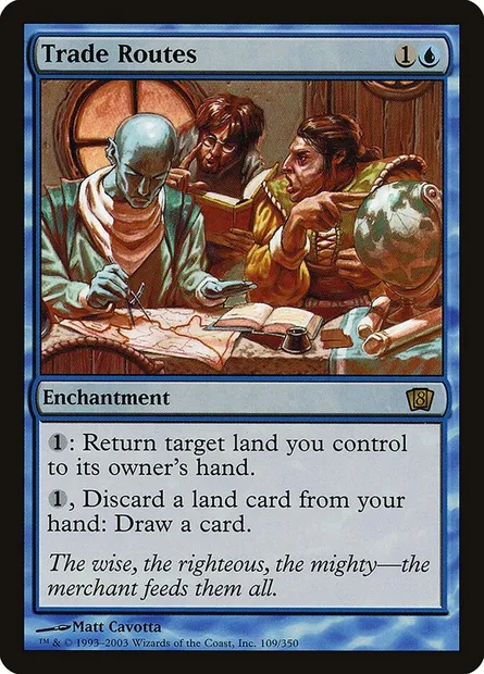 Trade Routes, Magic card 8ED 109★ — Eighth Edition set