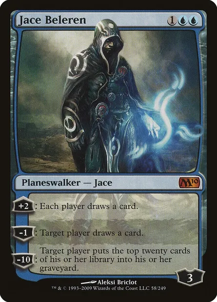 Jace Beleren, Magic card M10 58 — Magic 2010 set