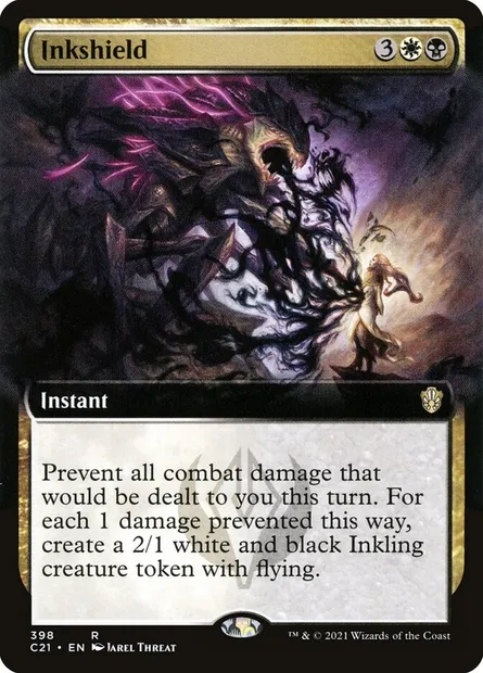 Inkshield, Magic card C21 398 — Commander 2021 set