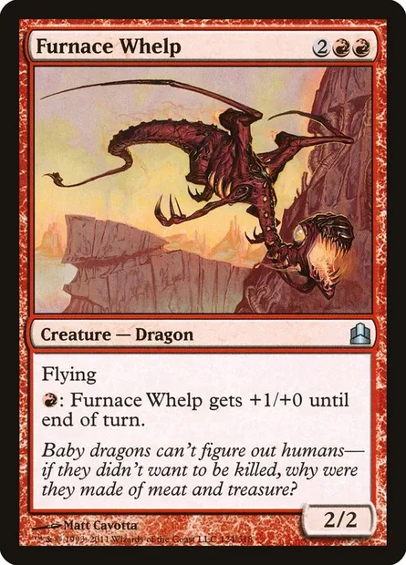 Furnace Whelp, Magic card CMD 124 — Commander 2011 set