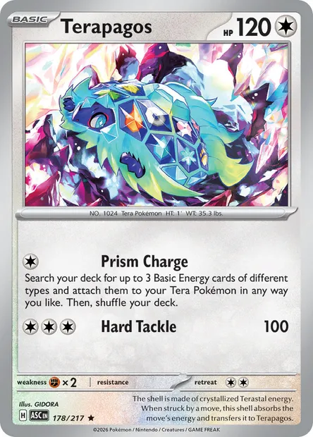 Terapagos, Pokémon card ASC 178 — Ascended Heroes set