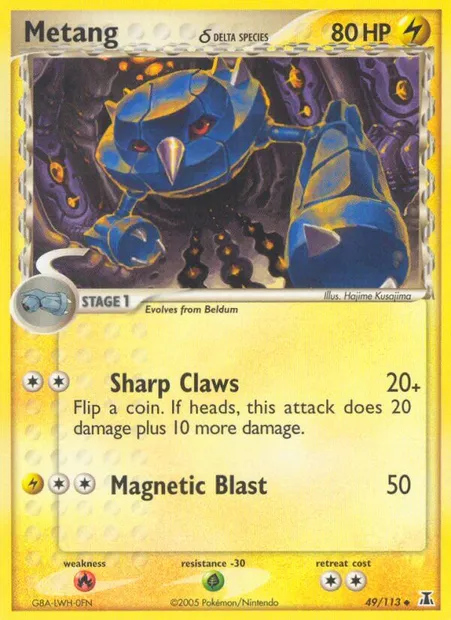 Metang δ, Pokémon card DS 49 — Delta Species set