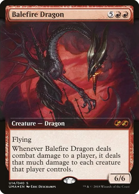 Balefire Dragon, Magic card PUMA U14 — Ultimate Box Topper set