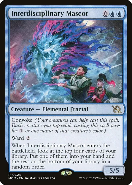 Interdisciplinary Mascot, Magic card MOM 326 — March of the Machine set