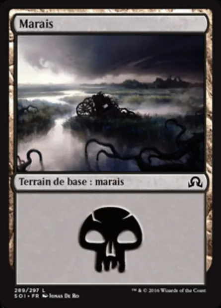 Marais, carte Magic SOI 289 — extension Ténèbres sur Innistrad