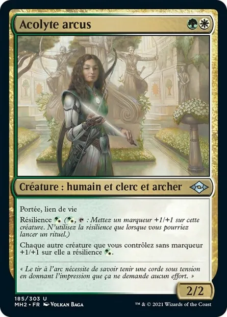 Acolyte arcus, carte Magic MH2 185 — extension Horizons du Modern 2