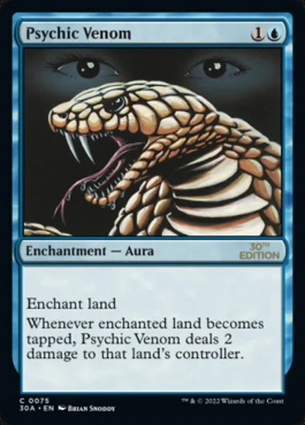 Psychic Venom, Magic card 30A 75 — 30th Anniversary Edition set