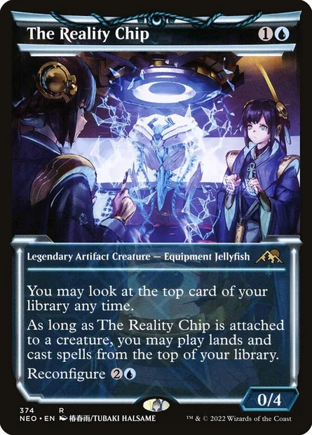 The Reality Chip, Magic card NEO 374 — Kamigawa: Neon Dynasty set