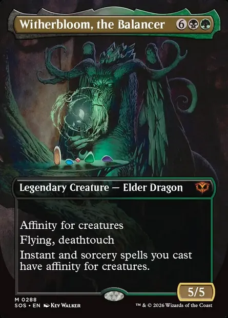 Witherbloom, the Balancer, Magic card SOS 288 — Secrets of Strixhaven set