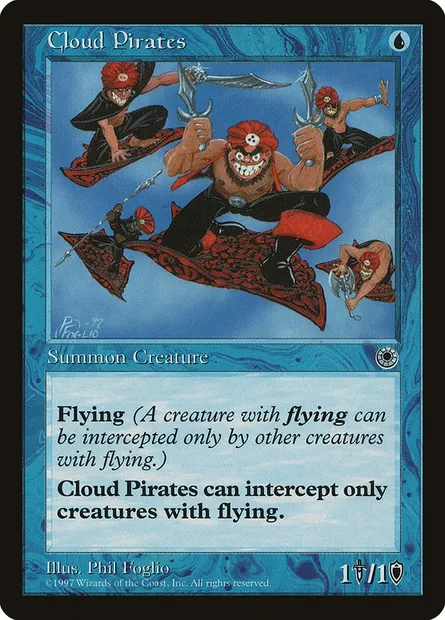 Cloud Pirates, Magic card POR 46d — Portal set