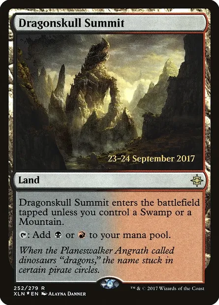 Dragonskull Summit, Magic card PXLN 252s — Ixalan Promos set