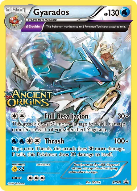 Gyarados, Pokémon card XY 60 — XY Black Star Promos set