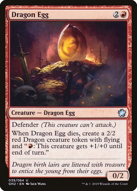 Dragon Egg, Magic card GN2 39 — Game Night 2019 set