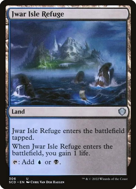 Jwar Isle Refuge, Magic card SCD 306 — Starter Commander Decks set