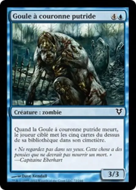 Goule à couronne putride, carte Magic AVR 72 — extension Avacyn ressuscitée